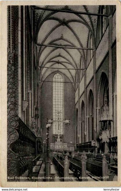 Bad Doberan, Klosterkirche, Kanzel, Mittelschiff