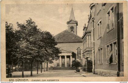Bad Dürkheim - Eingang zum Kurgarten