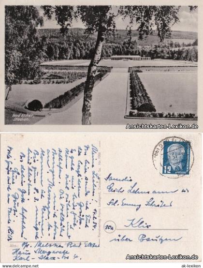 Ansichtskarte Bad Elster Stadion 1954