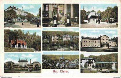 BAD ELSTER Vogtland Sachsen Hotel de Saxe Moritzquelle Kurplatz Musikhalle Betty