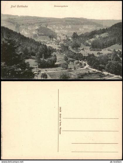 Bad Gottleuba-Bad Gottleuba-Berggießhübel Panorama-Ansicht 1910