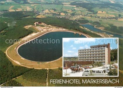 Markersbach Bad Gottleuba Ferienhotel Markersbach Fliegeraufnahme Restaurant
