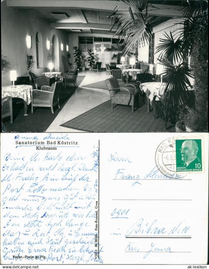 Ansichtskarte Bad Köstritz Sanatorium - Klubraum 1965