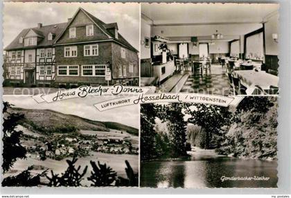 Hesselbach Wittgenstein Haus Blecher Donne Gonderbacher Weiher