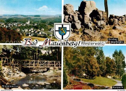 Bad Marienberg Teilansicht Nisterpartie Kurpark Grosser Wolfstein