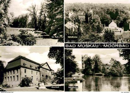 Bad Muskau Oberlausitz Schlossruine Moorbad