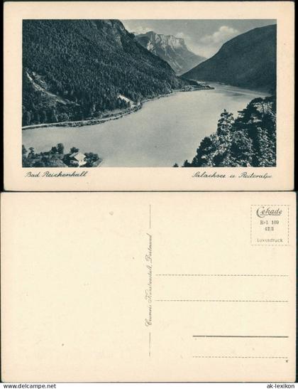 Ansichtskarte Bad Reichenhall Bad Reichenhall Salachsee mit Reiteralpe 1942