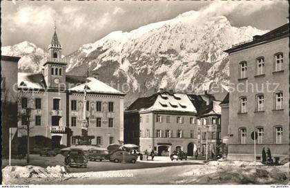 Bad Reichenhall Marktplatz mit Hochstaufen Chiemgauer Alpen