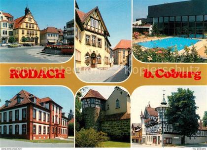 Rodach Bad Freibad Fachwerk