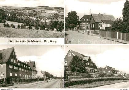 Bad Schlema Panorama Parkstrasse Auer Strasse Siedlung