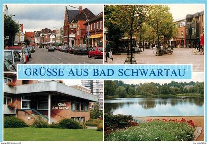 Bad Schwartau Strassenpartie Innenstadt Fussgaengerzone Klinik Kurpark Promenade