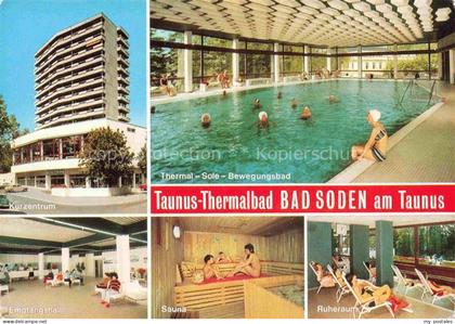 BAD SODEN  Taunus Taunus-Thermalbad Bewegungsbad Kurzentrum Empfangshalle Saune
