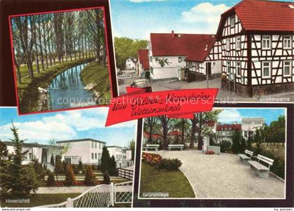 Massenheim Bad Vilbel Bachpartie Strassenpartie Hasenpfad Gruenanlage