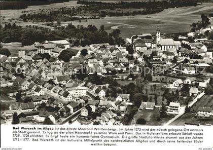 Bad Wurzach Fliegeraufnahme