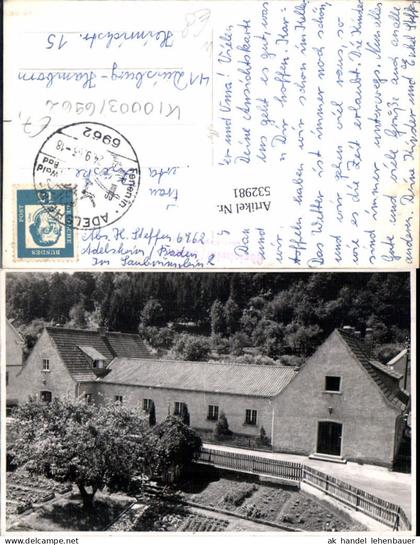 532981,seltene Fliegeraufnahme Adelsheim Gebäude Neckar Odenwald Kreis