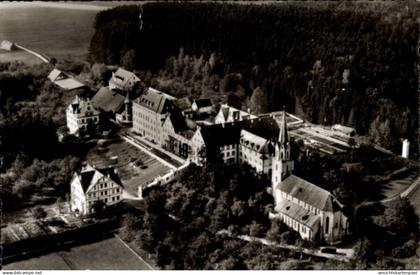 CPA Bonlanden Filderstadt in Württemberg, Fliegeraufnahme, Kloster und Institut Bonlanden