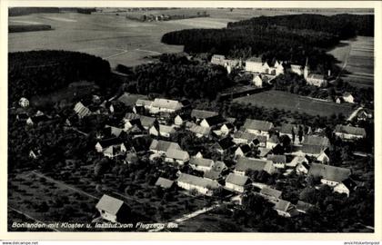 CPA Bonlanden Filderstadt in Württemberg, Luftaufnahme von Kloster, Institut, ländliche Umgebung