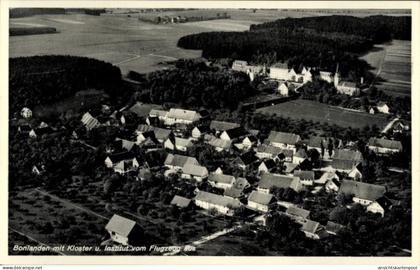 CPA Bonlanden Filderstadt in Württemberg, Luftaufnahme von Kloster, Institut, ländliche Umgebung