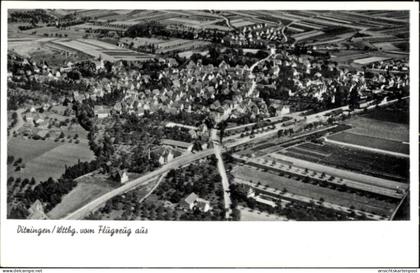 CPA Ditzingen in Württemberg, Ditzingen aus der Vogelperspektive