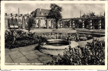 CPA Kornwestheim, Stadtgarten mit Fischteich