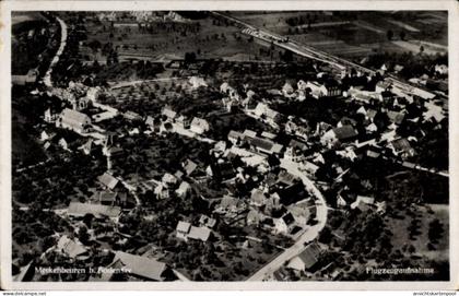 CPA Meckenbeuren in Oberschwaben Württemberg, Fliegeraufnahme
