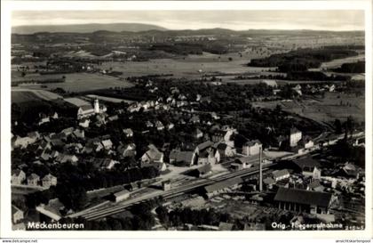 CPA Meckenbeuren in Oberschwaben Württemberg, Fliegeraufnahme