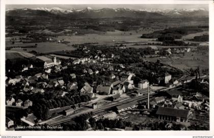 CPA Meckenbeuren in Oberschwaben Württemberg, Luftaufnahme