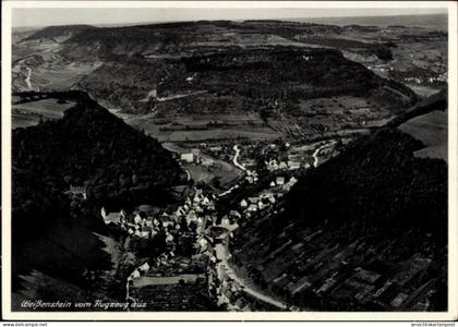 CPA Weißenstein Lauterstein in Württemberg, Luftaufnahme, Landschaft, Gebirge, Dorfansicht,