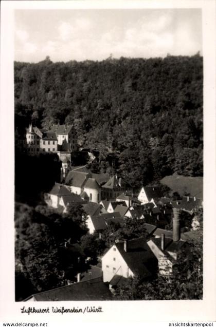CPA Weißenstein Lauterstein in Württemberg, Teilansicht
