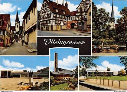Ditzingen Teilansichten Mehrbildkarte gl1975 #141.921