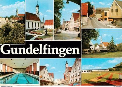 Gundelfingen Breisgau Teilansichten Hallenbad Sportstadion