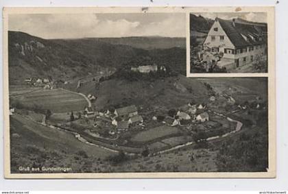 Gundelfingen Gasthaus Wittstaig Panorama gl1956 #52.066