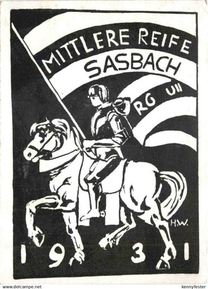 Gymnasium Sasbach - Mittlere Reife 1931