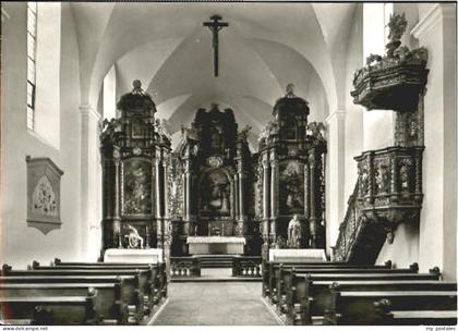 Kirchberg Sulz Neckar Kloster Kirchberg Barockhochaltar x 1966