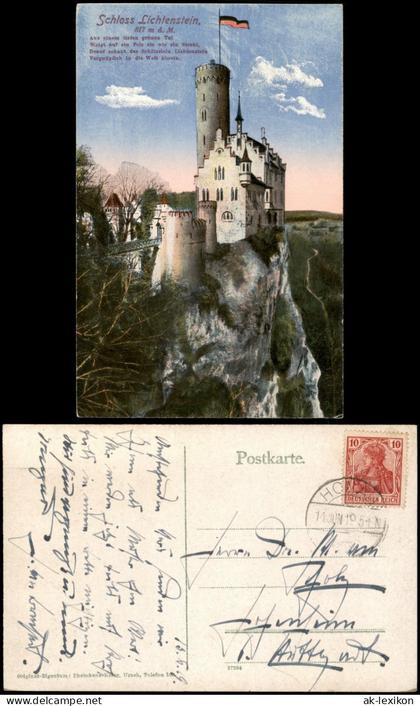 Lichtenstein (Württemberg) Schloss Lichtenstein (Castle Building) 1919