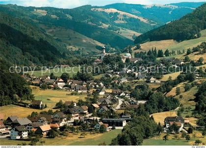 Muenstertal Schwarzwald Fliegeraufnahme