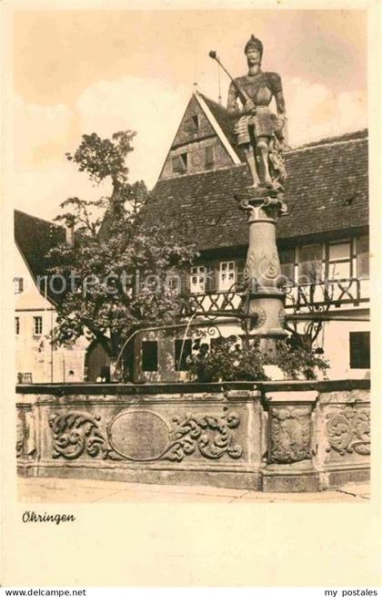 oehringen Hohenlohe Marktbrunnen