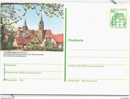 oehringen  Hohenlohe Stiftskirche und Schloss