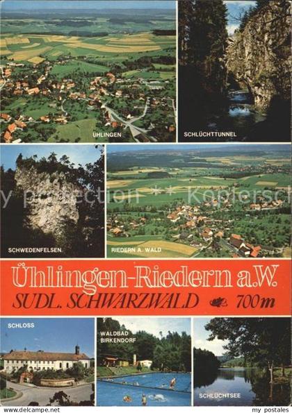 Riedern Wald Schwedenfelsen Schluechttunnel Waldbad Birkendorf Schloss