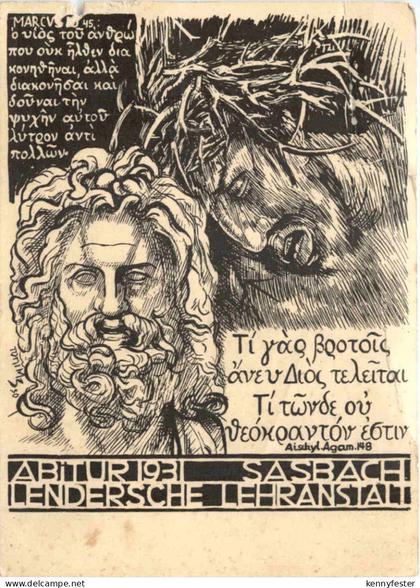 Sasbach - Abitur 1931 - Lendersche Lehranstalt