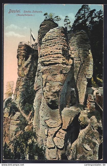 AK Bastei /Sächs. Schweiz, Basteifelsen