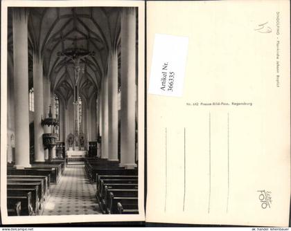 366335,Dingolfing Pfarrkirche Kirche Johann Baptist Innenansicht Kanzel