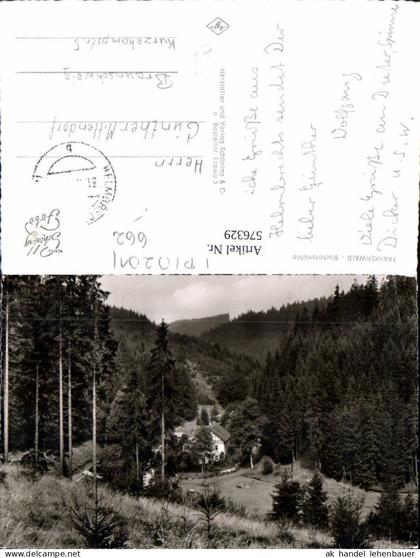 576329,Foto Ak Helmbrechts Frankenwald Bischofsmühle