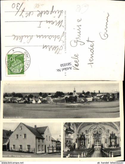 581050,tolle AK Konnersreuth Oberpfalz Tirschenreuth