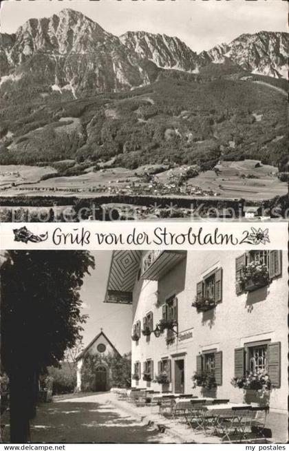 Anger Chiemgau Strobl Alm Alpenpanorama