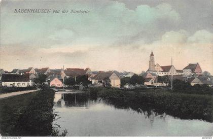 Babenhausen von der Nordseite Postkarte