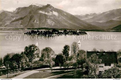 Gstadt Chiemsee Fraueninsel Hochgern Chiemgauer Alpen