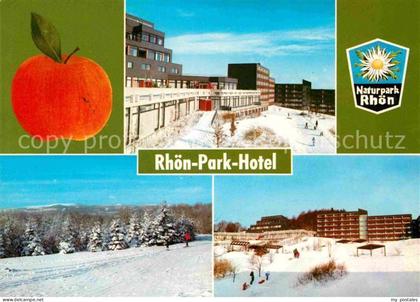 Hausen Rhoen Rhoen Park Hotel Winterpanorama Naturpark Rhoen Apfel