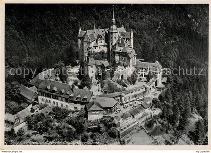 Lauenstein Oberfranken Burg Lauenstein Fliegeraufnahme