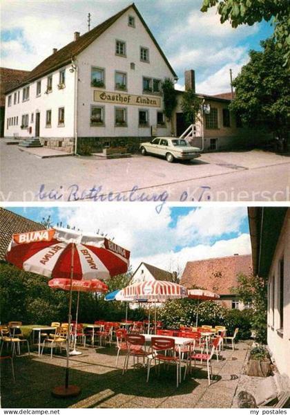 Linden Rothenburg Tauber Gasthof Linden Terrasse
